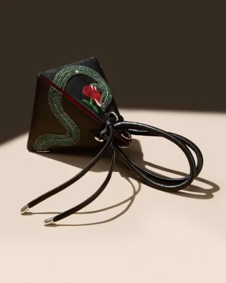 Pyramidal Designer Bags Black