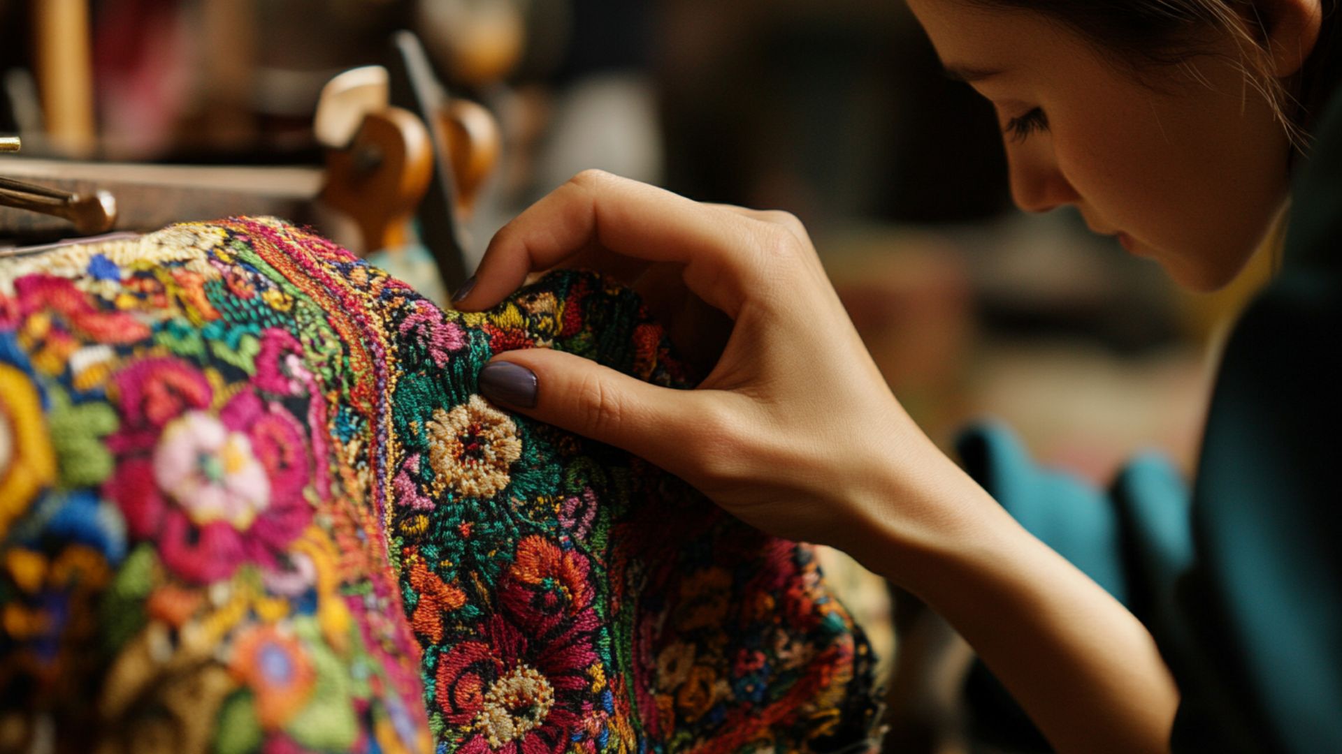 Hand-crafted fashion accessory with artisanal detailing