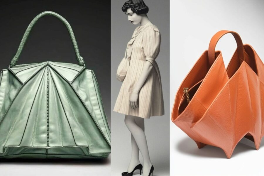 Luxury handbag pyramid by top designer brand