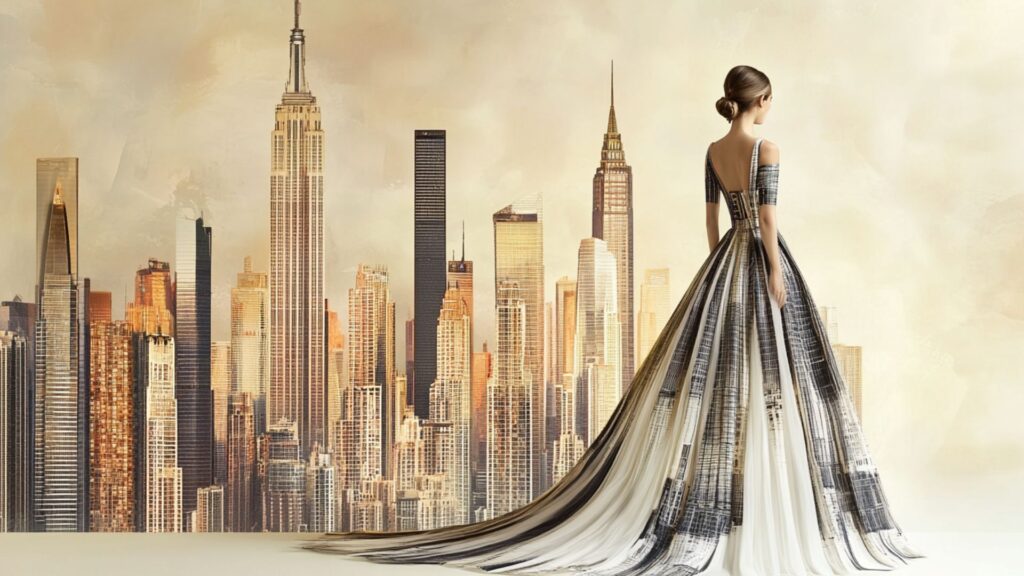 Fashion as architecture with sculptural silhouette and bold structure