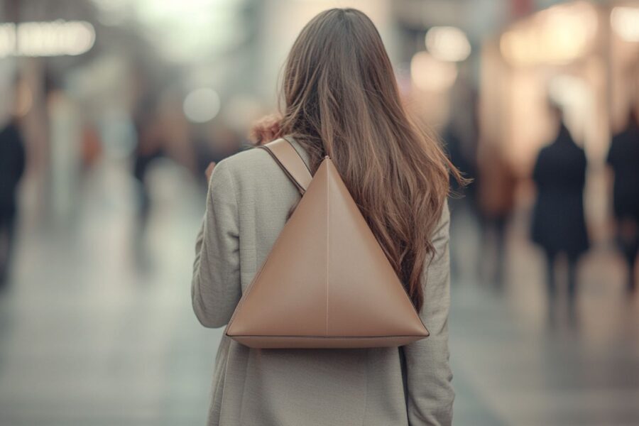 Luxury bags pyramid showing top brands