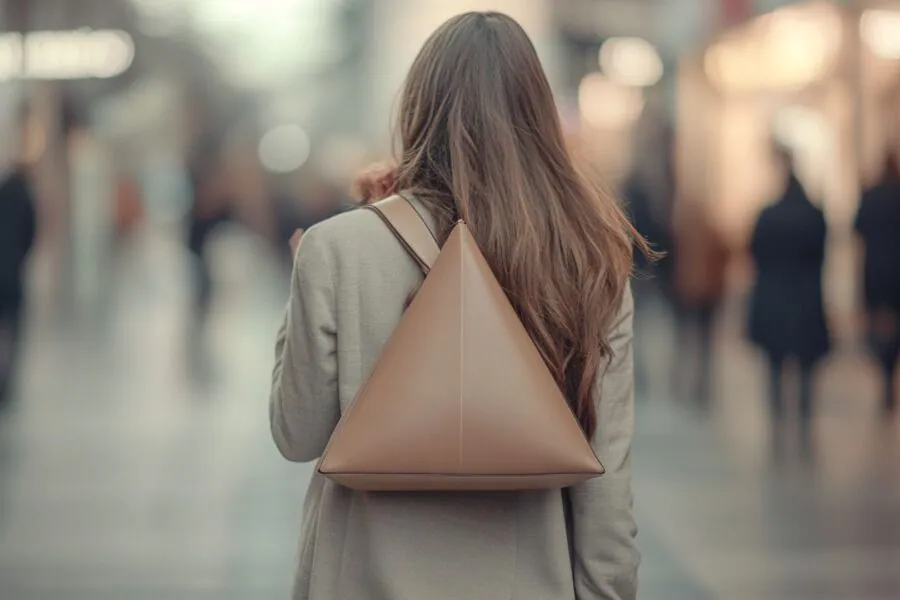 Luxury bags pyramid showing top brands