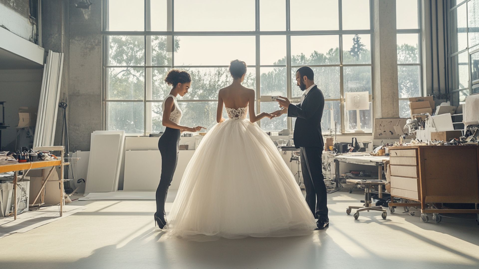 Elegant designer dress vs regular dress comparison
