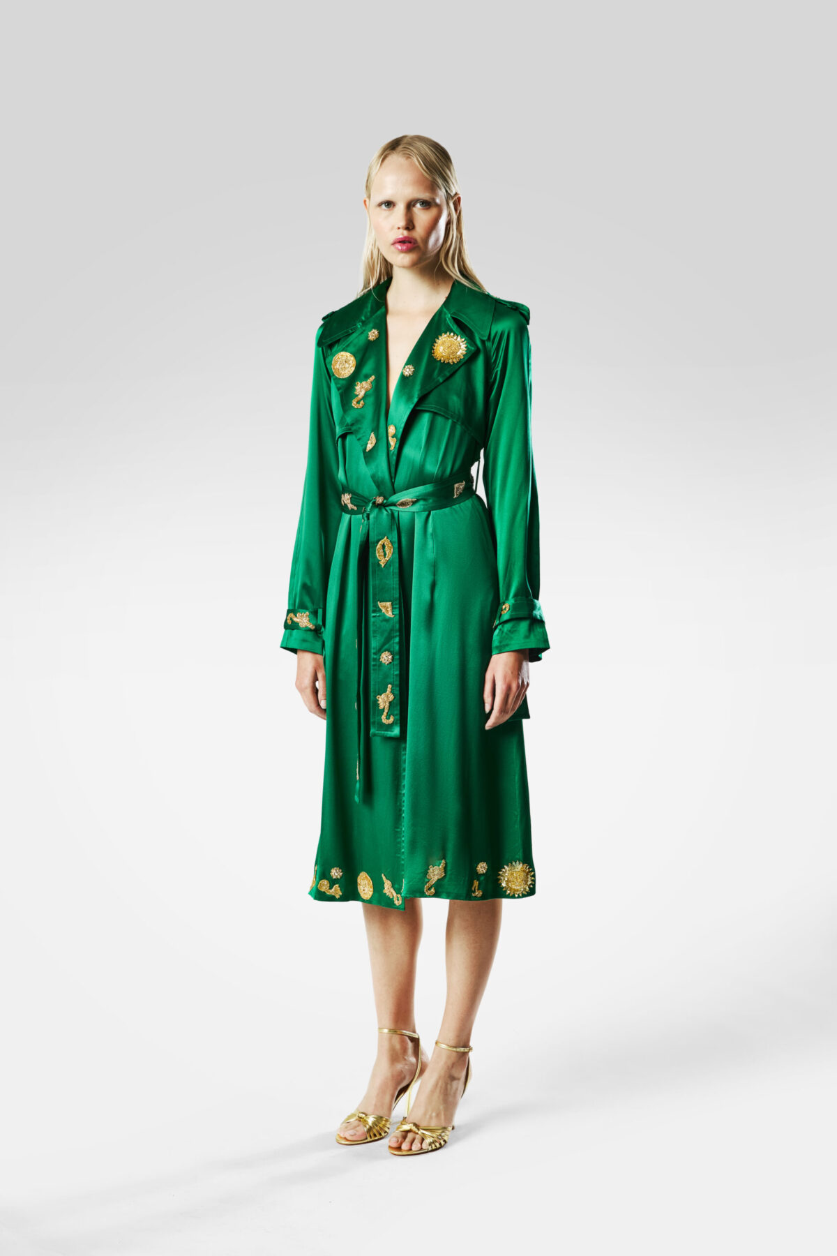 The Green Oracle Trenchcoat
