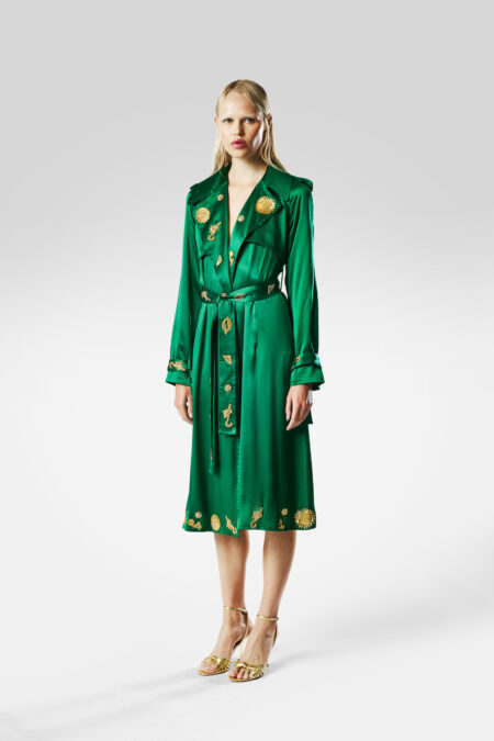 The Green Oracle Trenchcoat