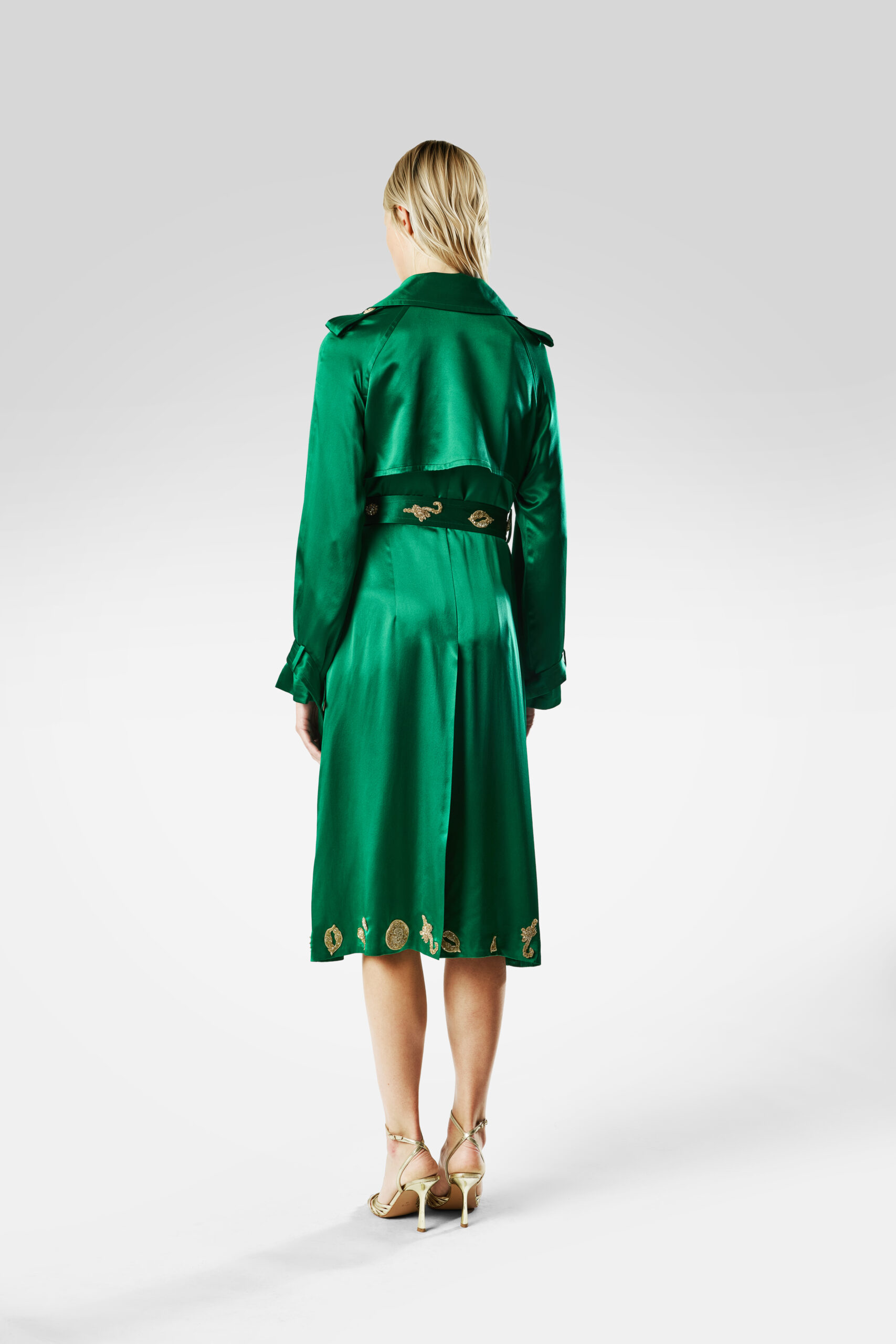 The Green Oracle Trenchcoat