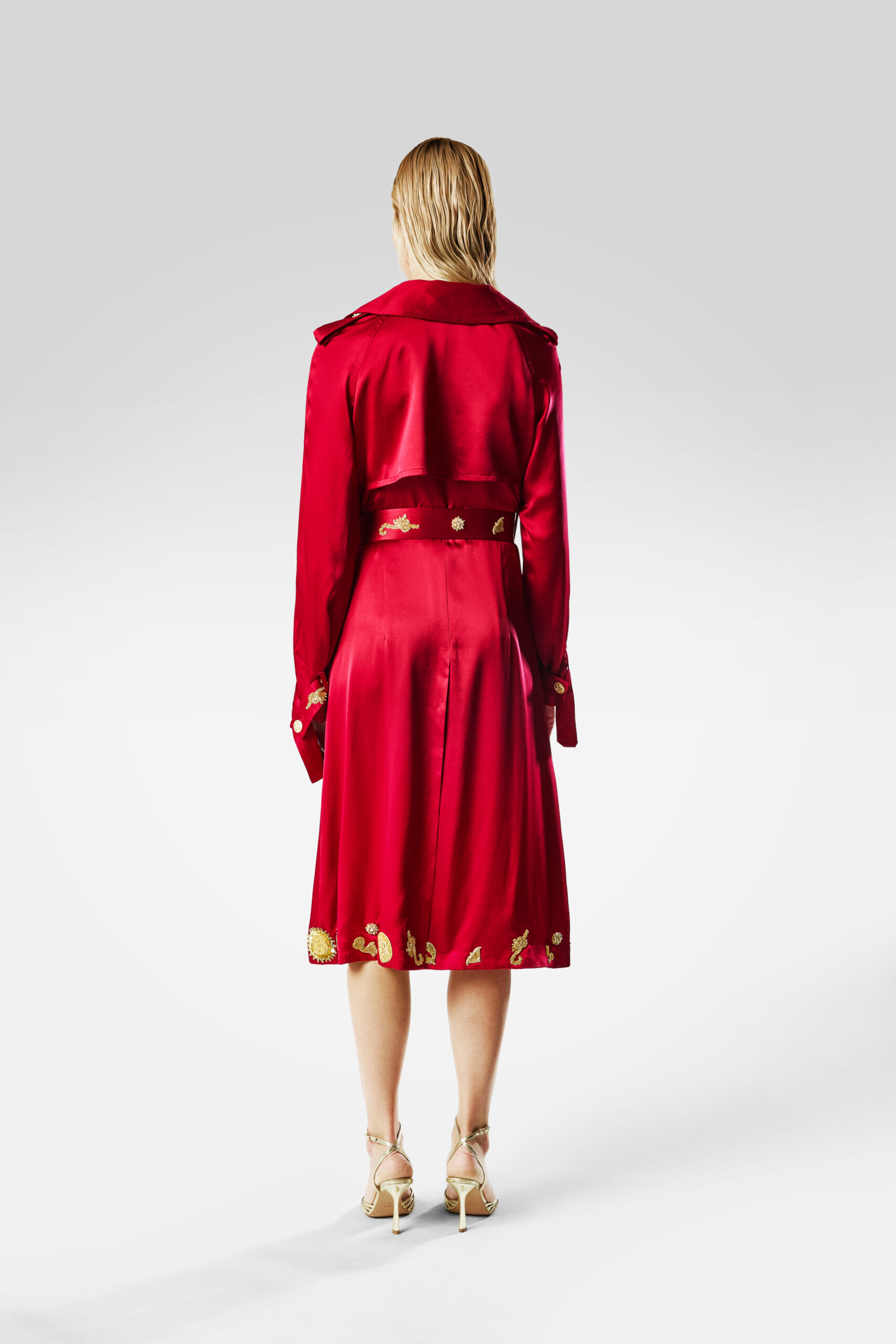 The Red Oracle Trenchcoat