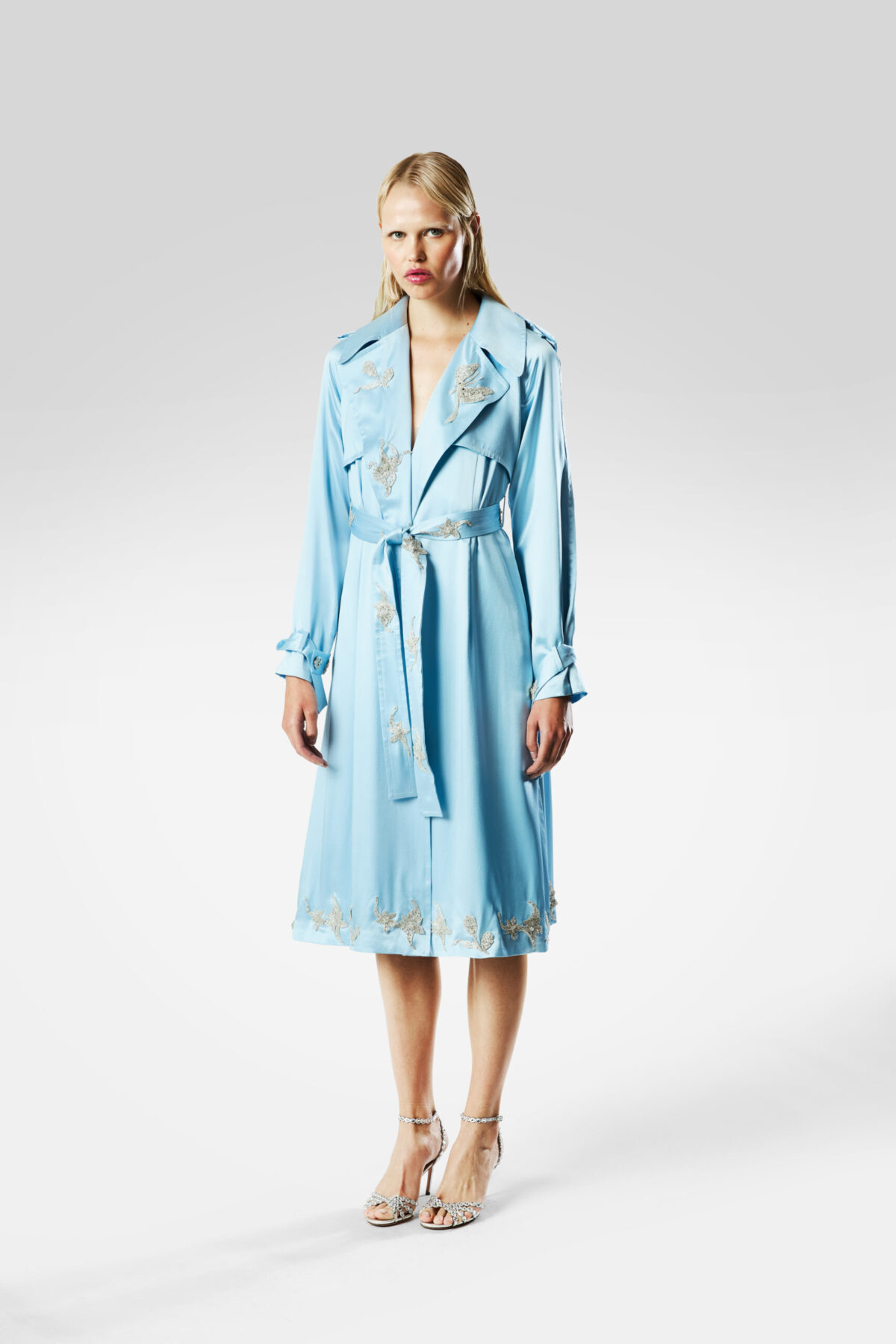 The Blue Oracle Trenchcoat