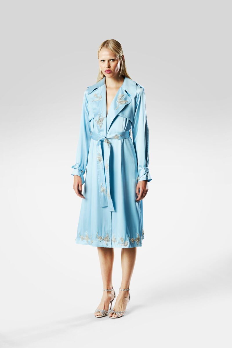 The Blue Oracle Trenchcoat