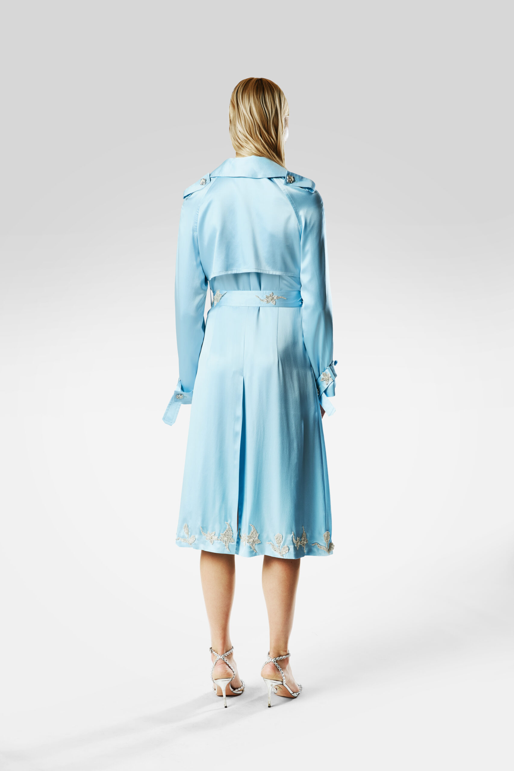 The Blue Oracle Trenchcoat