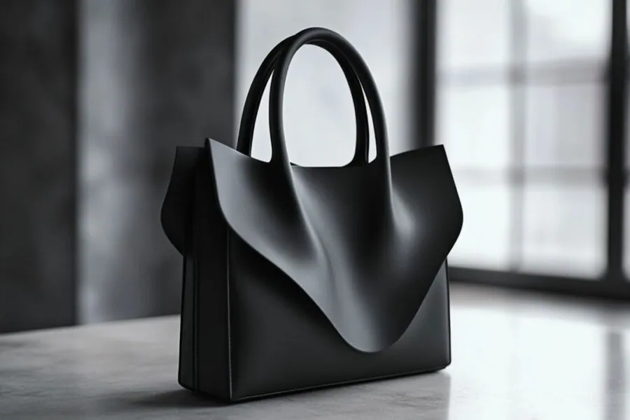 Structured handbag in classic design for elegant style