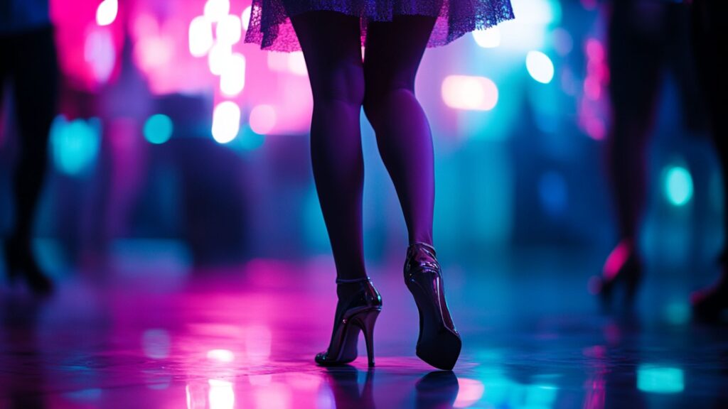 Designer mini dress with chic details for evening looks