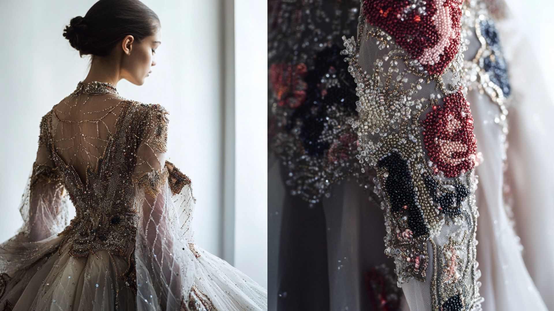 Luxury handbags styled with fashion dresses