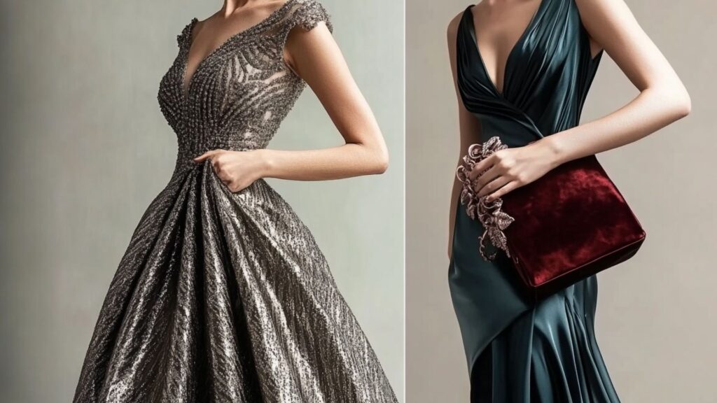 Luxury designer evening bags and elegant evening clutches