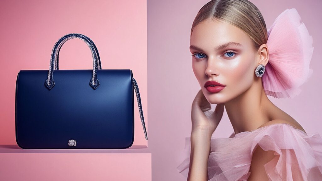 Designer bags for women with couture detailing