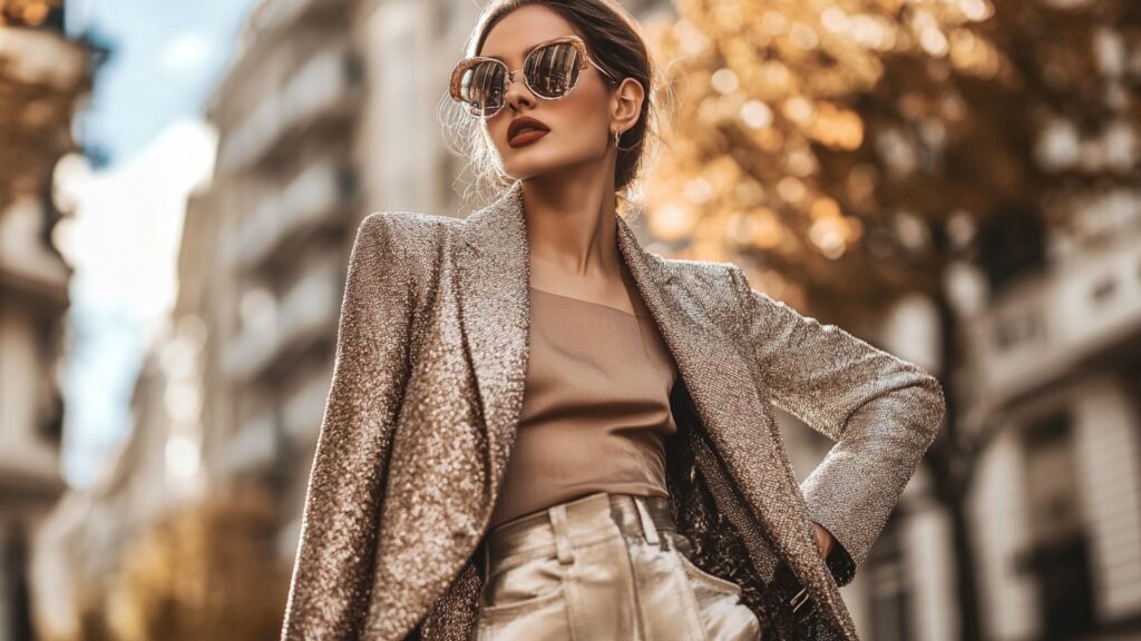 Chic outfit ideas with fashion dress and bold accessories